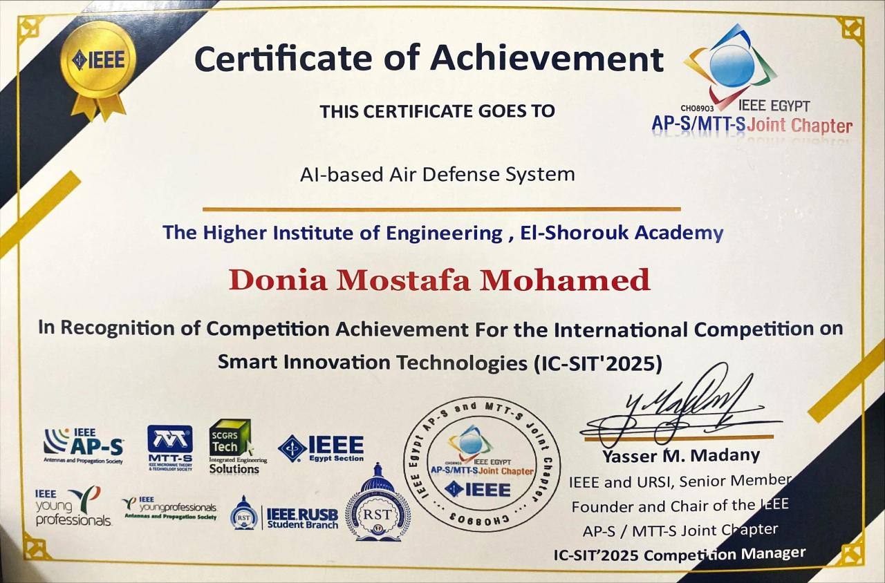 Certificate of Achievement